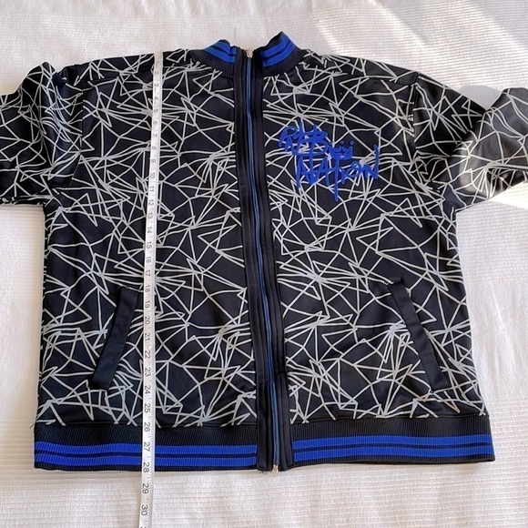 Pnb Nation Geometric Zip Up Lightweight Jacket Size Large - Picture 5 of 9